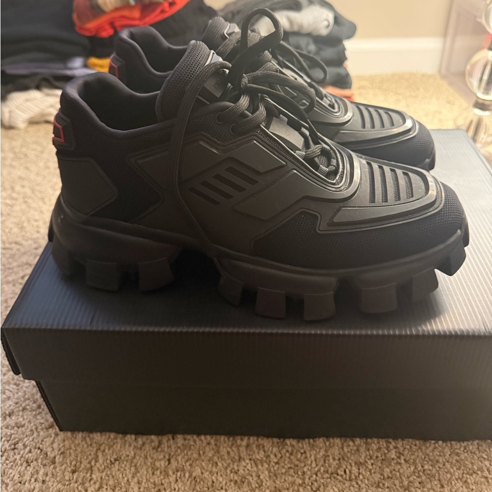 Prada Men's Black Chunky Sneakers - Picture 3 of 6